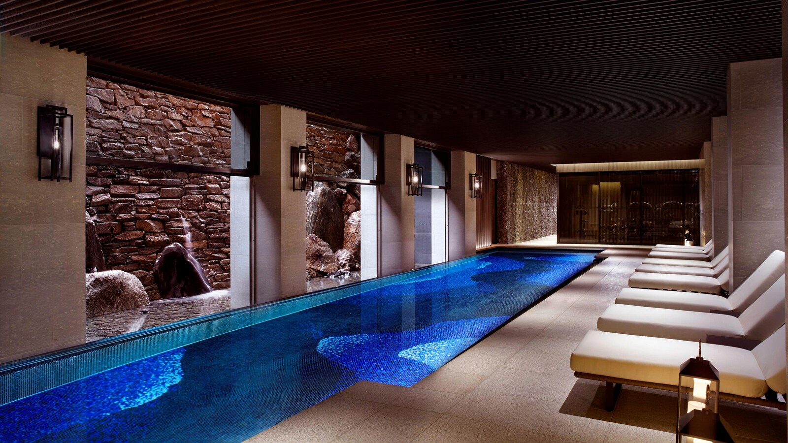 Indoor pool at The Ritz-Carlton, Kyoto