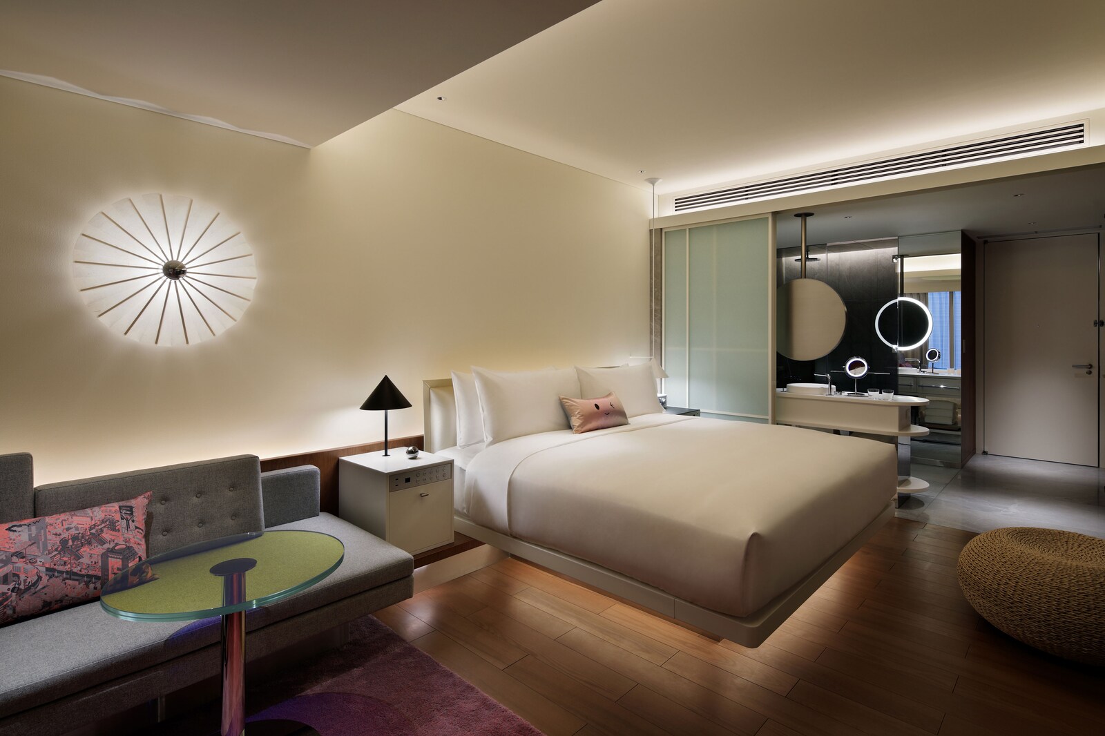 Cozy King guest room at W Osaka